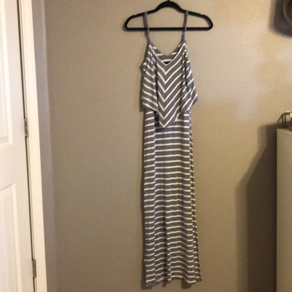 Grey Maxi Dress